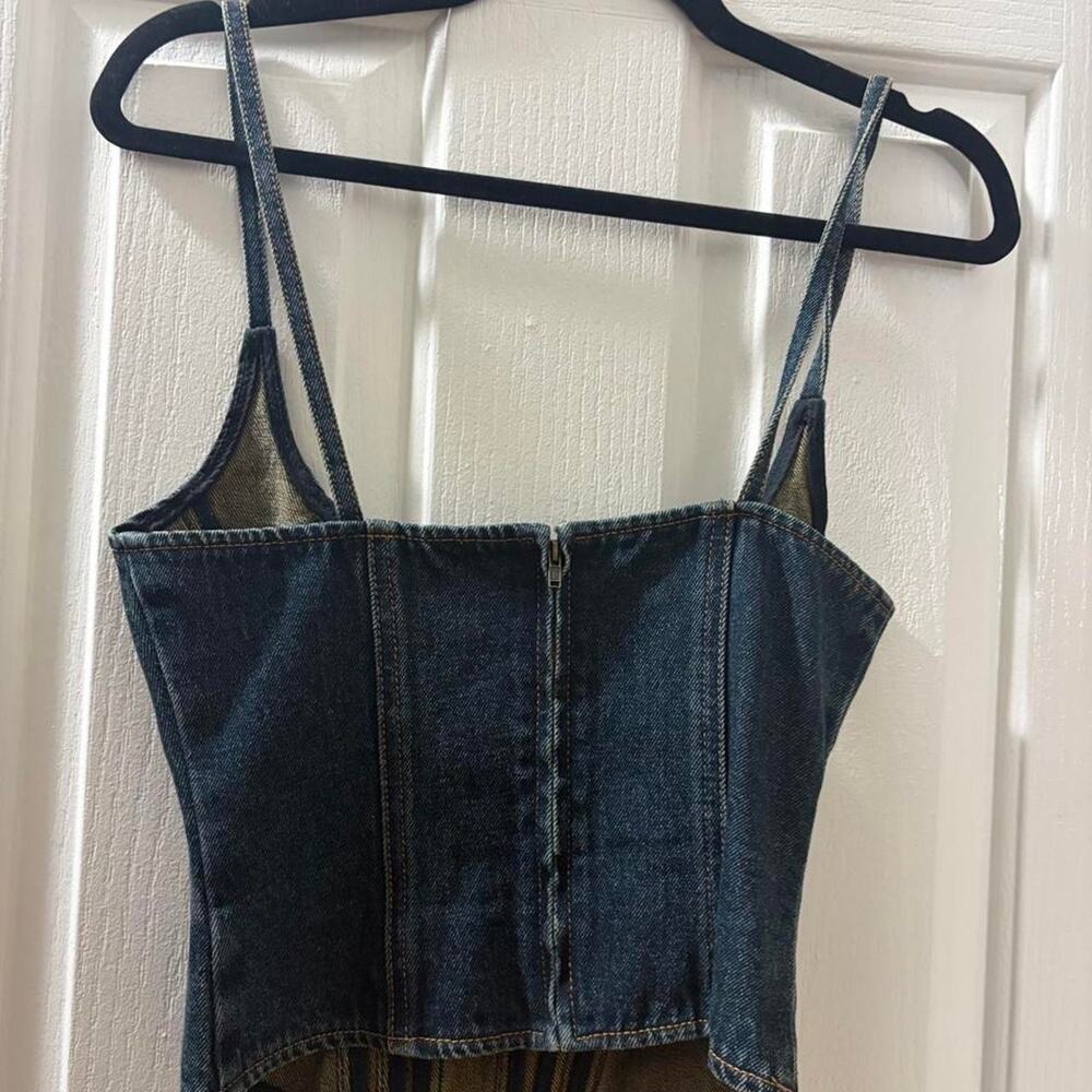 Lioness denim corset top in xs - Picture 3 of 3